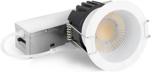 Vista 32 de Adetu lámpara de techo empotrable antirreflejos LED de 2 pulgadas, 5 CCT, con caja de conexiones, 2700K/3000K/4000K/5000K seleccionables, CRI90+, 8