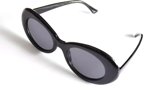 Vista 3 de Gafas de sol retro retro retro retro del marco grueso de la MOD de la lente redonda Clout Gafas de sol