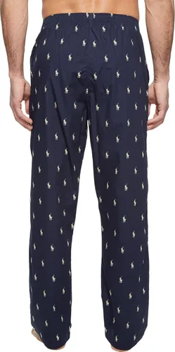 Vista 3 de Polo Ralph Lauren Ropa Interior para Hombre Pantalones Joggers de Punto de Jersey Pony azul marino/crema
