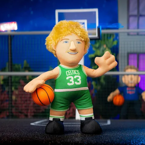 Vista 4 de Boston Celtics - Figura de peluche de Larry Bird de 10 pulgadas, una leyenda para jugar o exhibir
