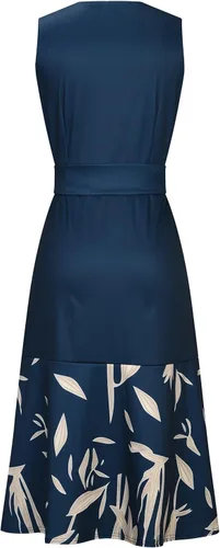 Vista 4 de FQZWONG Vestidos de verano para mujer 2023, casual, manga corta, fluidos, maxi vestidos de playa, sexy, fiesta, club, bohemio, trajes de vacaciones
