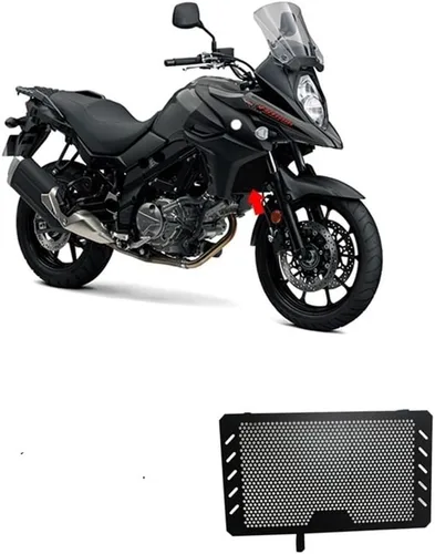 Vista 3 de Radiator Grille Guard for Suzuki V-Strom DL650 VSTROM DL 650 VSTROM650 2013-2019 Motorcycle Radiator Grille Guard Protector Grill Cover Protection