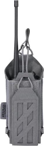 Vista 12 de EXCELLENT ELITE SPANKER Funda táctica universal para radio con sistema Molle, ajustables para cinturón de servicio, chaleco para walkie talkie