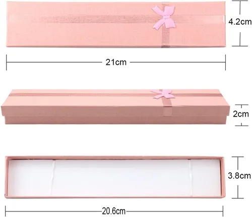 Vista 2 de Hslife Juego de 12 cajas de regalo de varios colores para aniversarios, bodas, cumpleaños