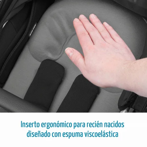 Vista 3 de Maxi-Cosi Lila - Cochecito modular todo en uno, color negro nómada, tamaño único (CV324ETK)