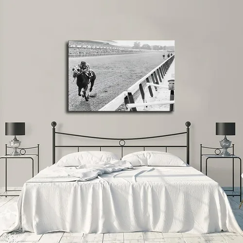 Vista 3 de Póster ganador de la Secretaría en Belmont, lienzo impreso para pared, arte moderno para dormitorio, habitación, estética, decoración para niños