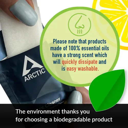 Vista 2 de ARCTIC MX Cleaner (40 piezas) - Toallitas de limpieza para eliminar pasta térmica, 4.5 x 4.5 in, biodegradables