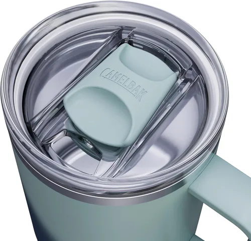 Vista 4 de CamelBak Thrive - Taza de acero inoxidable, 16 onzas, Deep Sea Dawn Amanecer de aguas profundas