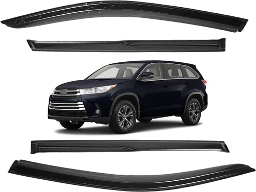 Vista 129 de Viseras para ventanas para Mazda 3 Sedán 4 puertas 2004 2005 2006 2007 2008 2009 estilo JDM Mugen, deflector de viento, protector solar y de lluvia