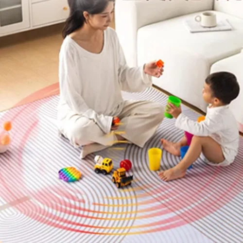 Vista 5 de JKGHK - Tapete calefactable eléctrico de grafeno, alfombra de cuero para interiores con temporizador, almohadilla térmica eléctrica para decoración