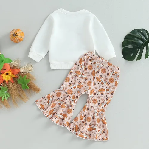 Vista 4 de Conjunto de ropa de Navidad de manga larga para bebé niño, sudadera de Navidad sin botones y pantalones para otoño e invierno