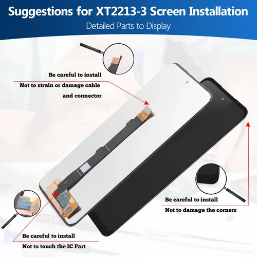 Vista 5 de 6.5 pulgadas para Motorola Moto G 5G 2022 XT2213-3 Reemplazo de pantalla para Motorola Moto G 5G 2022 Pantalla LCD táctil digitalizador Asamblea