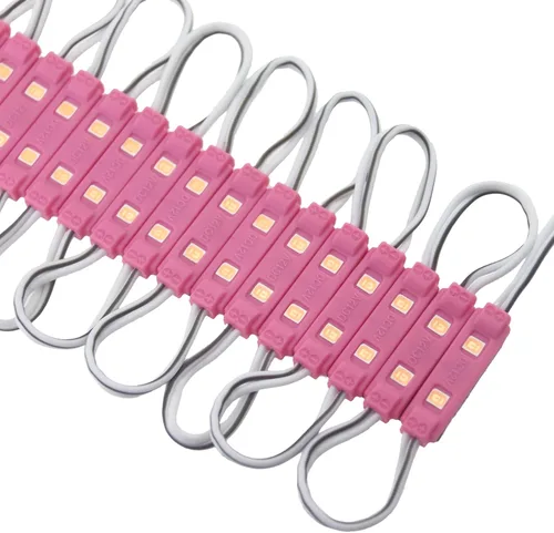 Vista 8 de Super Bright 200pcs Mini 2835 2 LED módulo DC12V impermeable luz decorativa para letreros de letras publicitarias con cinta adhesiva trasera (blanco)
