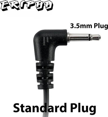 Vista 2 de Auricular de policía de 0.138 pulgadas/1 pin solo escucha tubo acústico auricular para altavoz remoto micrófono Motorola Kenwood radio de 2 vías FBI
