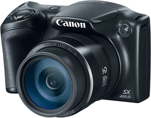 Vista 6 de Canon Cámara digital PowerShot SX400 Sensor de 16.0 megapíxeles con zoom digital 4x y óptico de 30x (0.945-28.346 in) y lente gran angular de 0.945