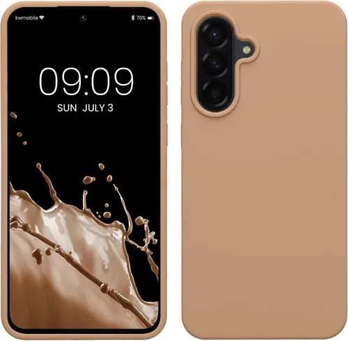 Vista 20 de kwmobile Funda compatible con Samsung Galaxy A32 5G - Funda de silicona TPU con acabado suave - Rosa impresionante