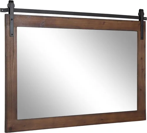 Vista 22 de Kate and Laurel Cates Farmhouse Wall Mirror
