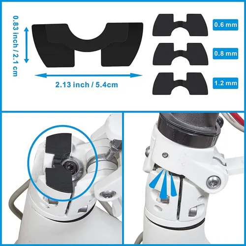 Vista 4 de Guardabarros trasero para scooter, soporte de repuesto para guardabarros, compatible con Xiaomi 1S / M365 / Pro