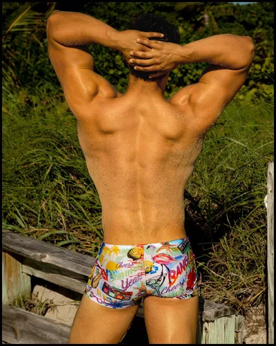 Vista 52 de Bang Men's Swimwear - Swim Trunk - Square Cut Bathing Suit for Men