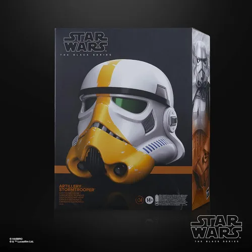 Vista 2 de STAR WARS The Black Series The Mandalorian Artillery Stormtrooper - Casco electrónico prémium