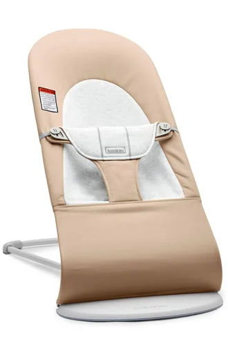 Vista 21 de BabyBjörn Bouncer Balance Soft, Algodón, Caqui/Beige Khaki/Beige