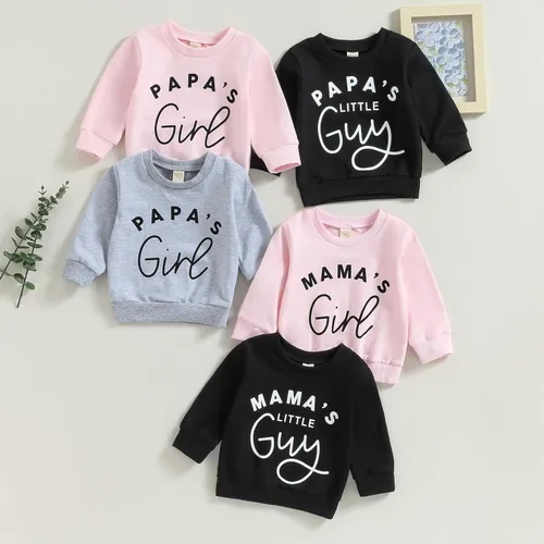 Vista 7 de Sudadera de manga larga bordada para bebé, niña, niño, sudadera de cumpleaños, suéter de primavera infantil