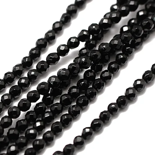 Vista 7 de Fashewelry 480 cuentas de cristal redondas facetadas de 0.118 pulgadas (0.118 in), pequeñas cuentas de piedra mixta natural y sintética