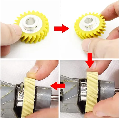 Vista 4 de ZCZQC W10112253 Reemplazo del engranaje helicoidal mezclador para mezcladores KitchenAid WPW10112253 4162897 4161531 4169830 1206513 AH1491159
