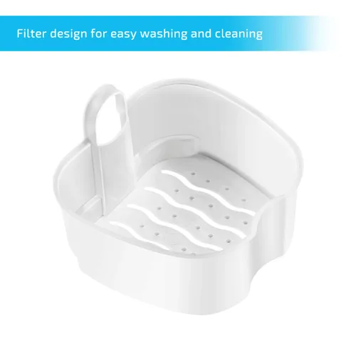 Vista 2 de rosenice Estuche de dentadura para dentadura y baño, retenedor de ortodoncia dental, caja de almacenamiento de dientes falsos con copas coladoras