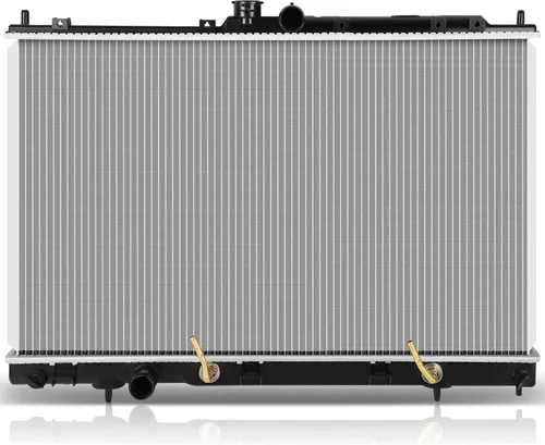 Vista 64 de SCITOO Conjunto de radiador de aluminio refrigerante del motor para 1986-1994 para Nissan D21 2.4L 3.0L 1987 para Nissan para Pathfinder 2.4L