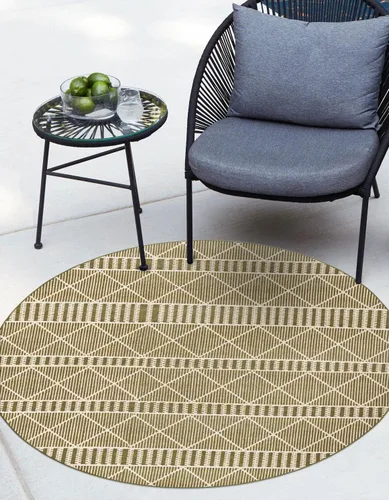 Vista 18 de Unique Loom Outdoor Trellis Collection - Alfombra de área - Dalyan (2 x 3 pies 1 pulgada, rectangular, azul/marfil)