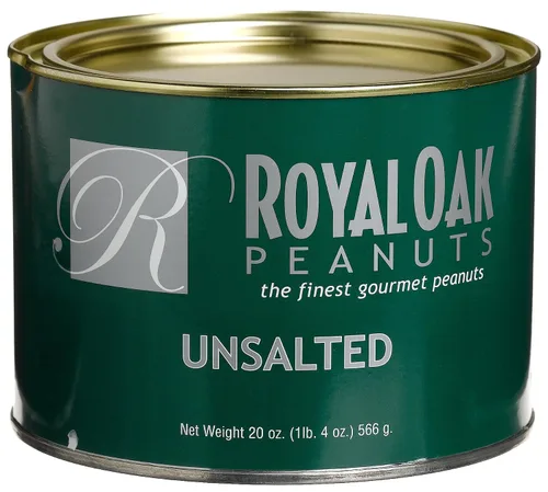 Vista 4 de Royal Oak Gourmet - Cacahuetes de Virginia sin sal, 40 onzas