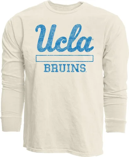Vista 38 de Blue 84 NCAA Camiseta unisex-adulto de manga larga con licencia oficial de la NCAA, teñida en anillos, color marfil