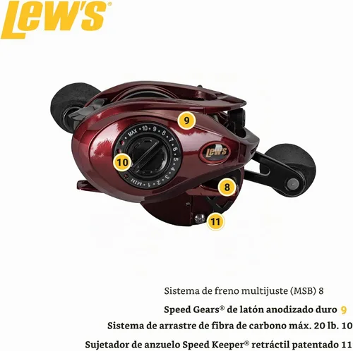 Vista 4 de Lew's KVD Baitcast Fishing Reel