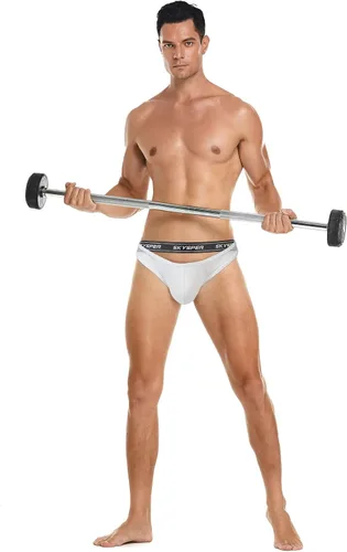 Vista 7 de SKYSPER Jockstrap - Correas de entrenamiento para hombre, ropa interior atlética para apoyo, tangas sexy