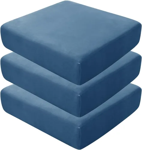 Vista 64 de Fundas de asiento de terciopelo ultra suave, fundas de cojín de asiento suave SOFE fundas de sofá con parte inferior elástica lavable funda