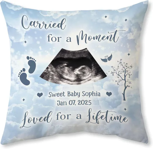 Vista 16 de Hyturtle Almohada conmemorativa personalizada para bebé (bebé conmemorativo 1)