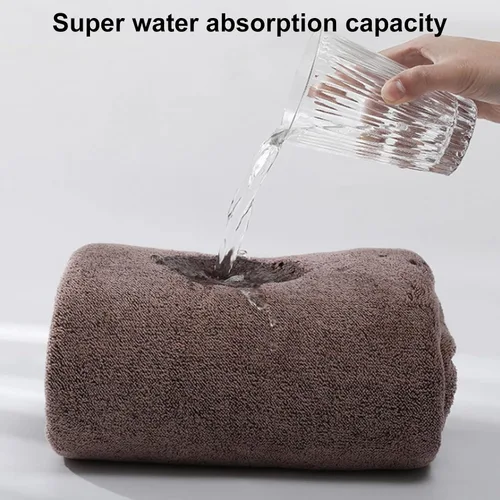 Vista 3 de Toalla de baño con correas de hombro para mujer, camiseta de baño grande, ultra suave, toalla de baño (55.11 x 29.52 pulgadas), secado rápido, súper