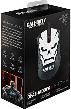 Vista 5 de Razer DeathAdder mouse ergonómico para gaming Multicolor, NegroBlanco