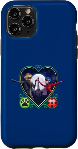 Vista 29 de Miraculous Ladybug and Cat Noir The Movie Heart - Carcasa para iPhone 17