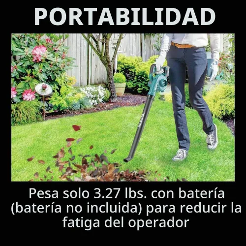 Vista 7 de Makita BU02Z 12V max CXT Soplador de piso inalámbrico de iones de litio de 12 V, solo herramienta
