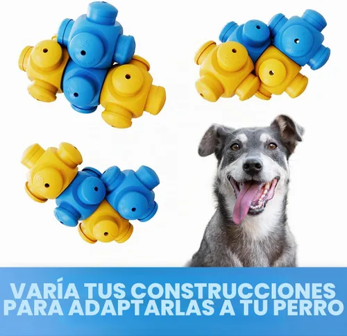 Vista 4 de Juguetes de rompecabezas para perros inteligentes, interactivos, rompecabezas de golosinas, enriquecimiento