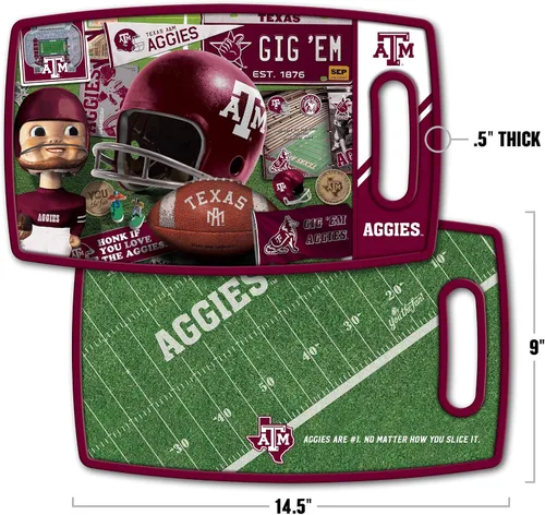 Vista 2 de YouTheFan NCAA Retro Series Tabla de cortar