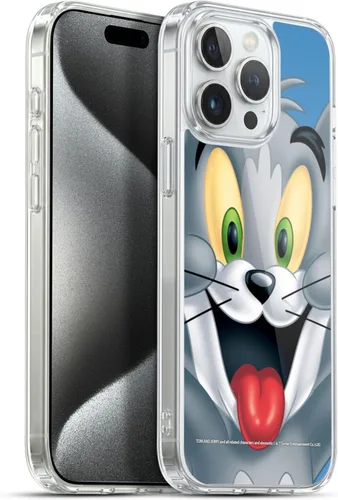 Vista 103 de Head Case Designs Funda de gel de cara completa con licencia oficial de Tom y Jerry Jerry [protección de grado militar] compatible con Apple iPhone