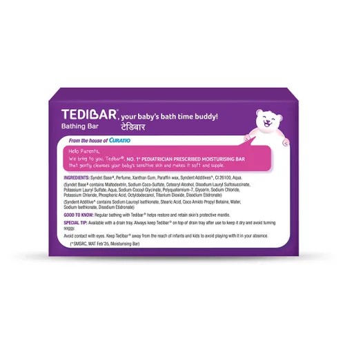 Vista 2 de Curatio Tedibar - Barra de baño para bebé, 2.65 oz