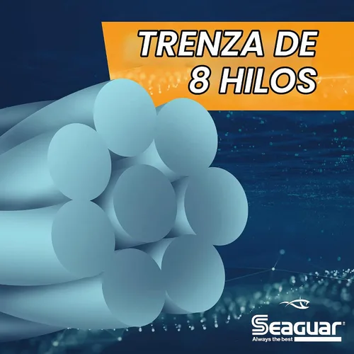Vista 4 de Seaguar Smackdown - Línea de pesca trenzada de baja visibilidad, color gris sigilo, varios tamaños