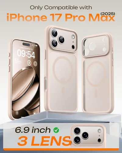 Vista 132 de TOCOL Funda para iPhone 11, compatible con Magsafe, protección completa de cámara, imanes integrados, protección contra caídas, funda translúcida