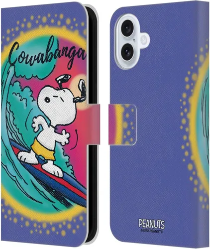Vista 39 de Head Case Designs Funda de piel con licencia oficial de Peanuts Beach Surf Snoopy Boardwalk Airbrush compatible con Apple iPhone 11