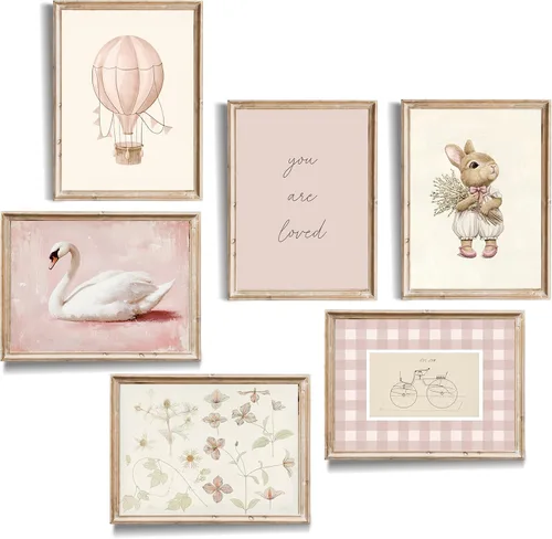 Vista 14 de RETRART Juego de Decoración Costera para Habitación de Nieta de 9 Piezas, Decoración de Habitación de Playa Preppy Decoración de Habitación Preppy
