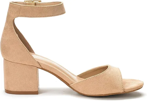Vista 3 de DREAM PAIRS - Sandalias de tacón grueso y bajo para mujer